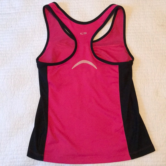 Champion Tops Champion Pink Workout Tank With Shelf Bra Poshmark